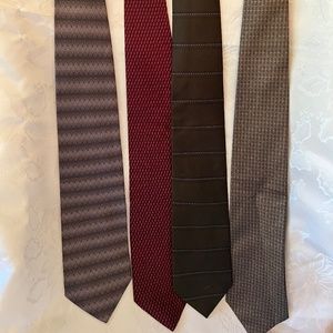 Lot of 4 Designer Ties